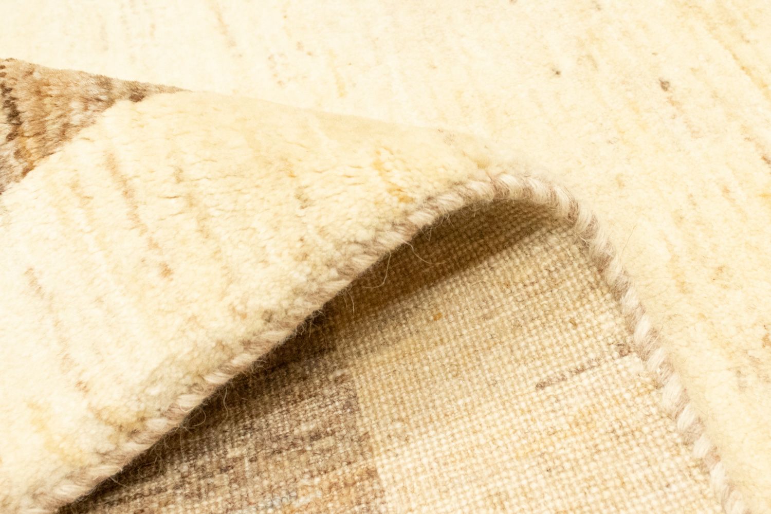 Gabbeh Tæppe - Loribaft Persisk - 261 x 192 cm - beige