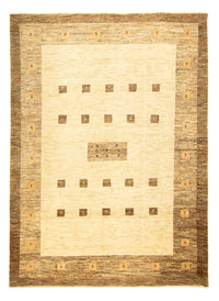 Gabbeh Tæppe - Loribaft Persisk - 345 x 247 cm - beige