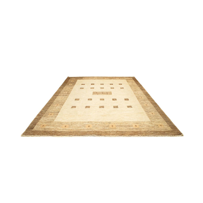 Gabbeh Tæppe - Loribaft Persisk - 345 x 247 cm - beige