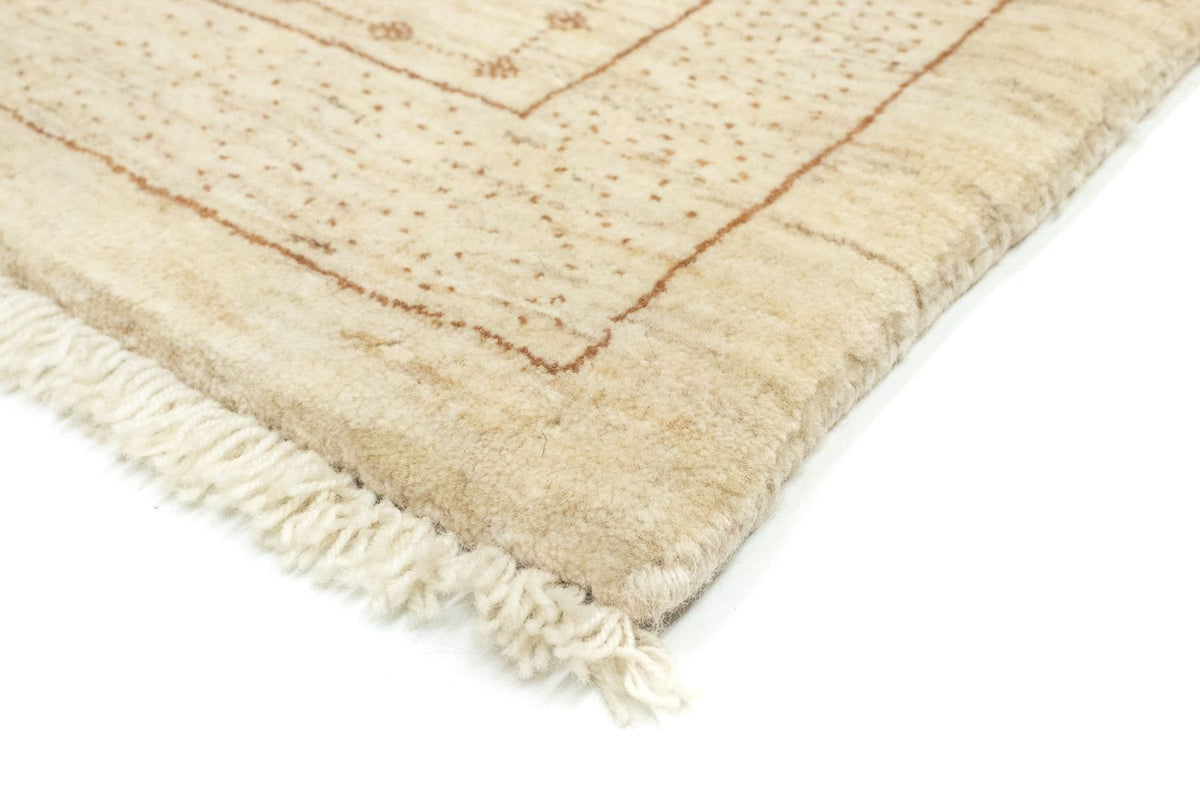 Løber Gabbeh Tæppe - Loribaft Persisk - 185 x 85 cm - beige