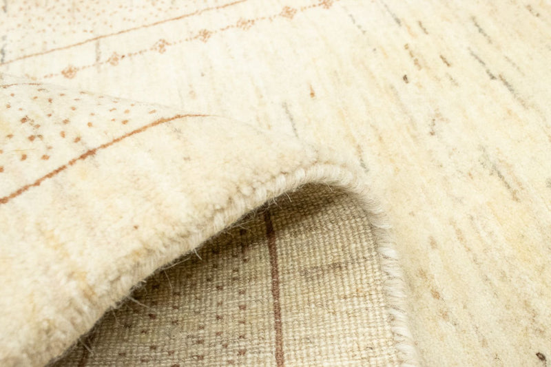 Løber Gabbeh Tæppe - Loribaft Persisk - 185 x 85 cm - beige
