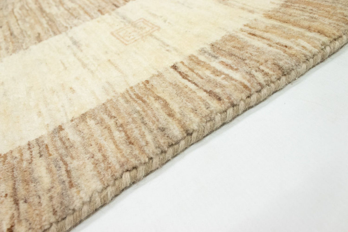 Gabbeh Tæppe - Loribaft Persisk - 194 x 141 cm - beige