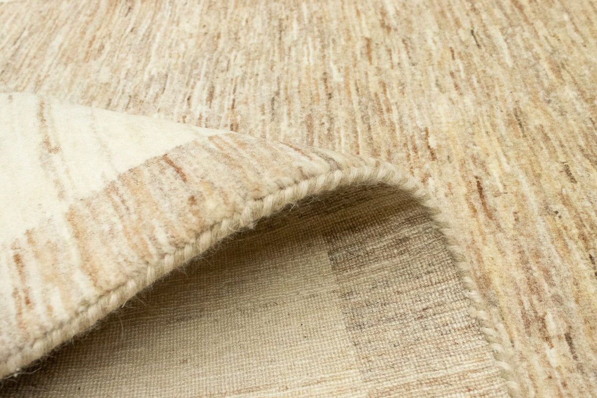 Gabbeh Tæppe - Loribaft Persisk - 194 x 141 cm - beige