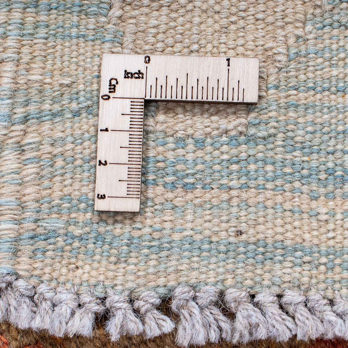 Løber Kelim Carpet - Splash - 200 x 60 cm - rust