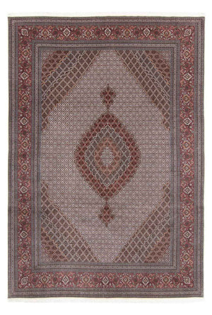 Persisk tæppe - Tabriz - 355 x 253 cm - mørkebrun