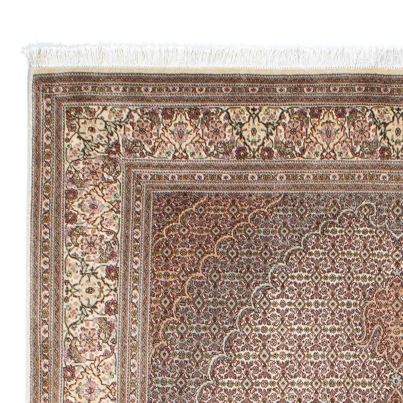 Persisk tæppe - Tabriz - 242 x 168 cm - lys brun