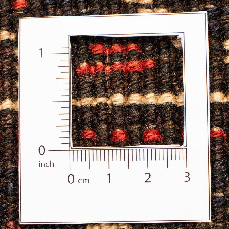 Persisk tæppe - Nomadisk - 303 x 206 cm - mørkerød