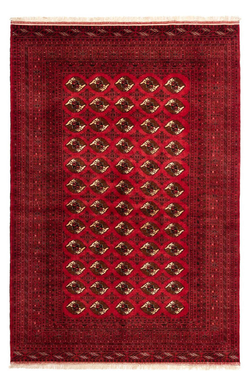 Persisk tæppe - Nomadisk - 290 x 203 cm - mørkerød