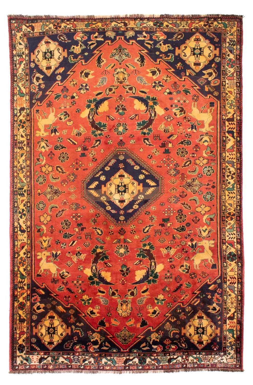 Persisk tæppe - Nomadisk - 320 x 212 cm - rød