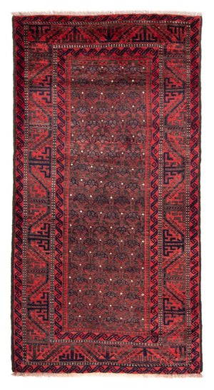 Løber Persisk tæppe - Nomadisk - 240 x 113 cm - rød