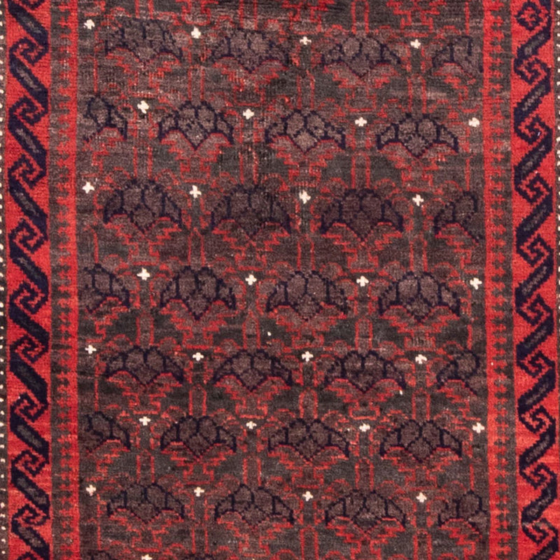 Løber Persisk tæppe - Nomadisk - 240 x 113 cm - rød