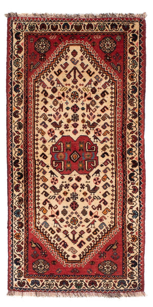 Persisk tæppe - Nomadisk - 154 x 77 cm - beige