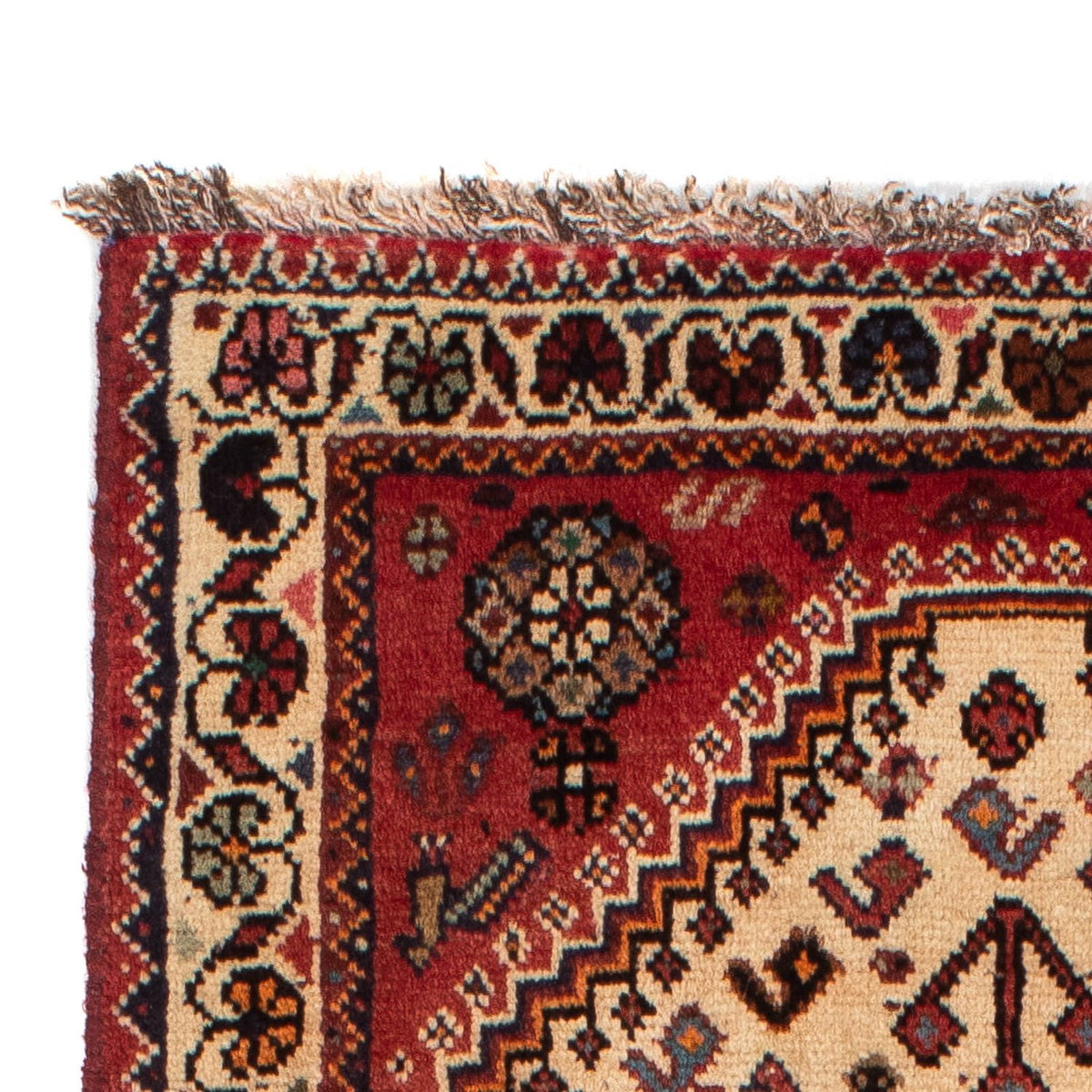 Persisk tæppe - Nomadisk - 154 x 77 cm - beige