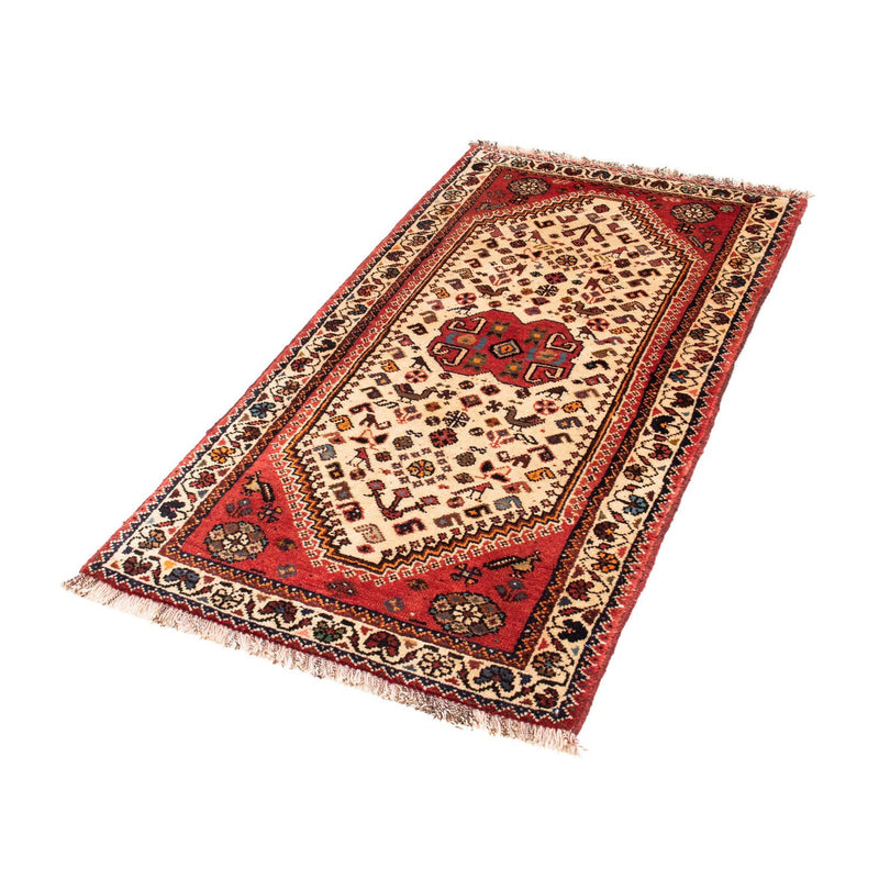Persisk tæppe - Nomadisk - 154 x 77 cm - beige