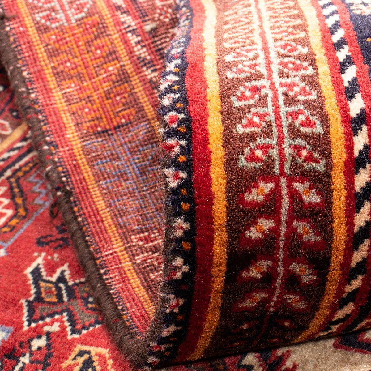 Løber Persisk tæppe - Nomadisk - 266 x 97 cm - rød