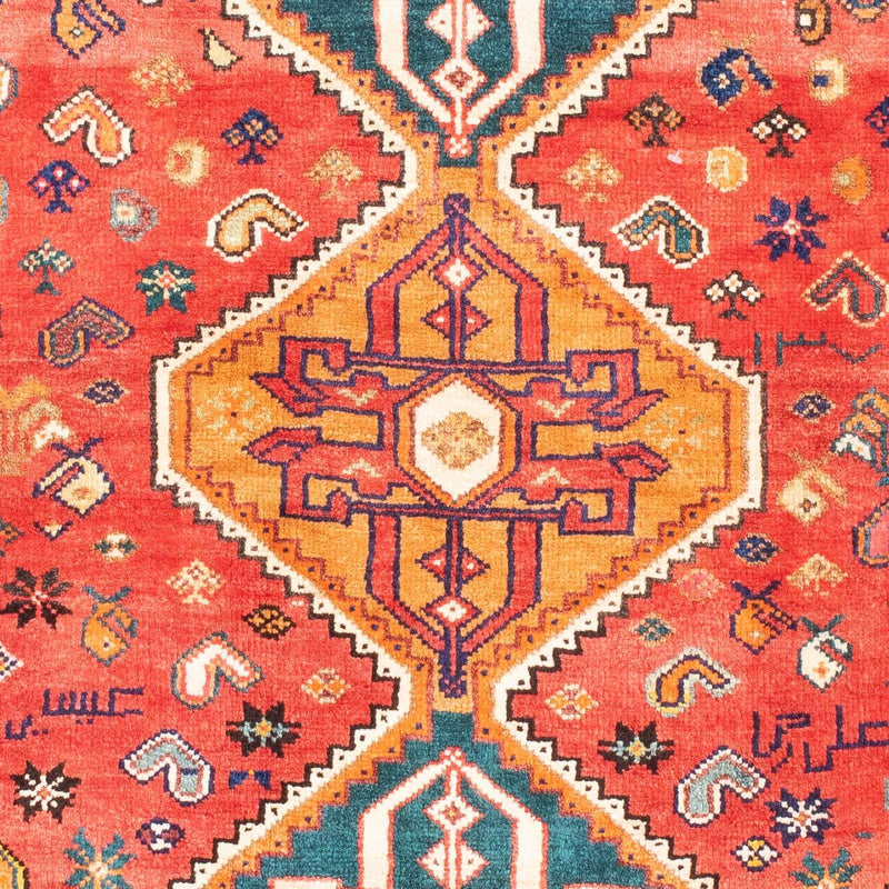 Persisk tæppe - Nomadisk - 151 x 108 cm - lysrød