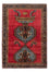 Persisk tæppe - Nomadisk - 192 x 134 cm - mørkerød