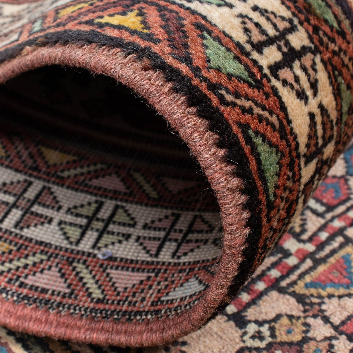 Løber Persisk tæppe - Nomadisk - 291 x 67 cm - brun