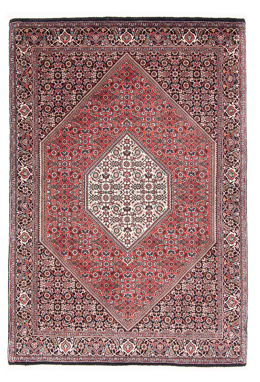 Persisk tæppe - Bijar - 168 x 107 cm - rød