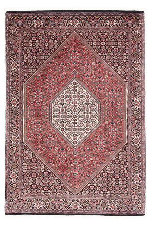Persisk tæppe - Bijar - 168 x 107 cm - rød
