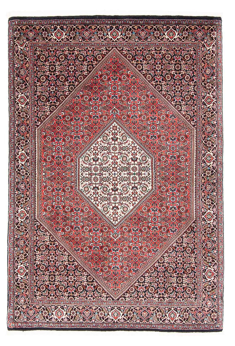 Persisk tæppe - Bijar - 168 x 107 cm - rød