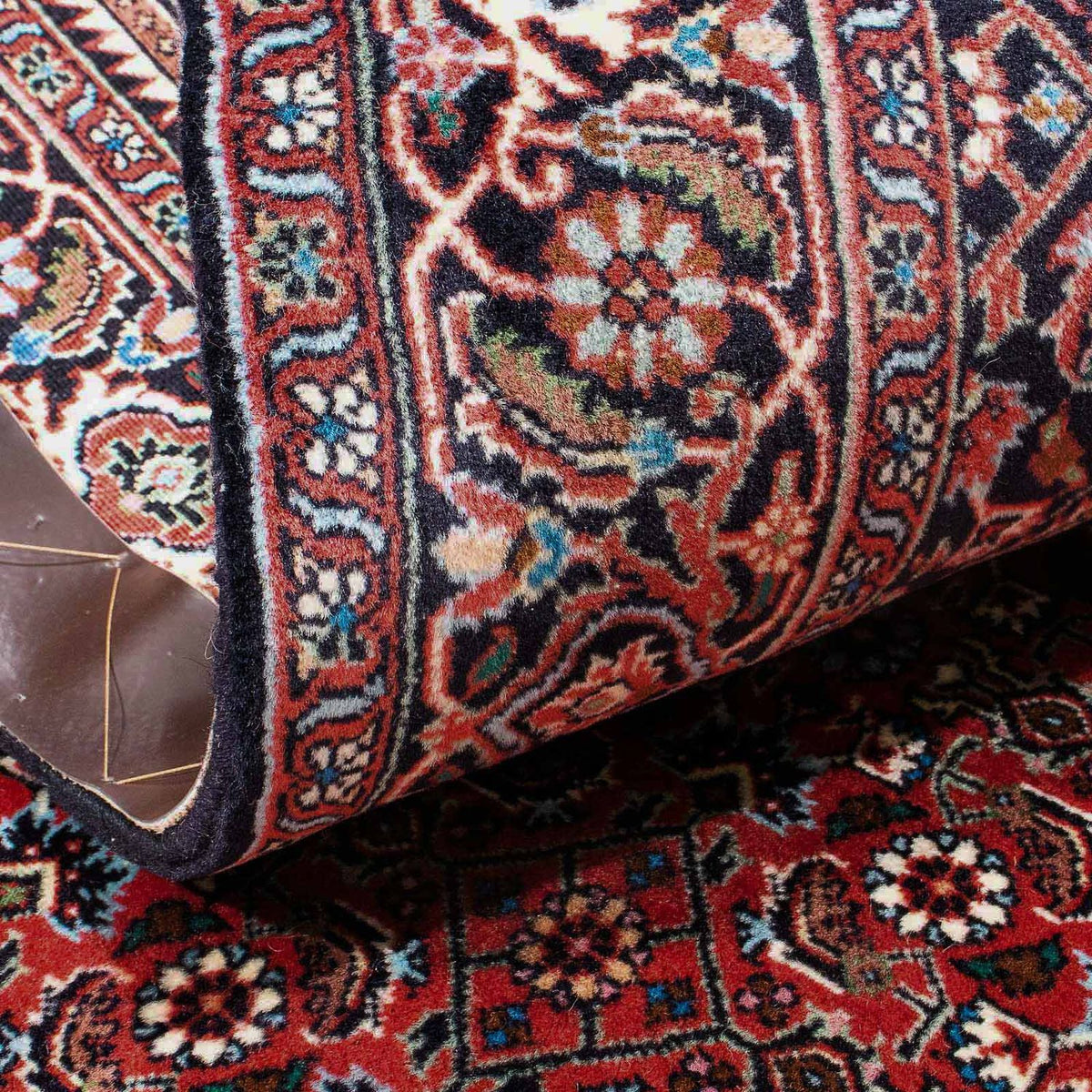 Persisk tæppe - Bijar - 168 x 107 cm - rød