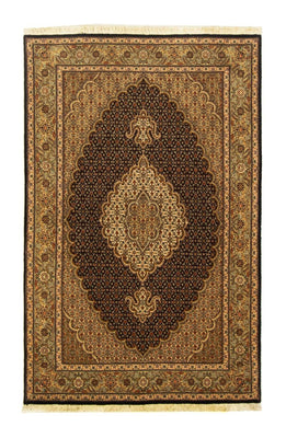 Persisk tæppe - Tabriz - Royal - 159 x 101 cm - sort