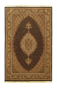 Persisk tæppe - Tabriz - Royal - 159 x 101 cm - sort