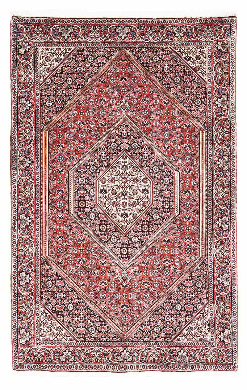 Persisk tæppe - Bijar - 176 x 110 cm - rød