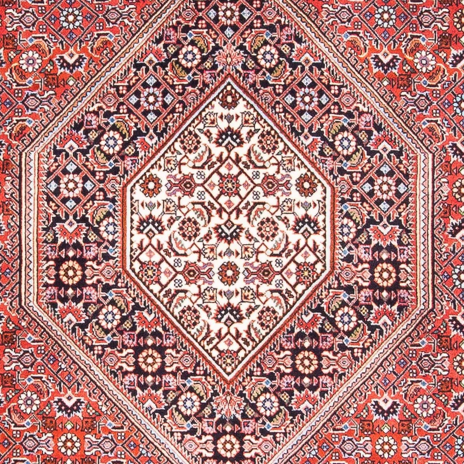 Persisk tæppe - Bijar - 176 x 110 cm - rød