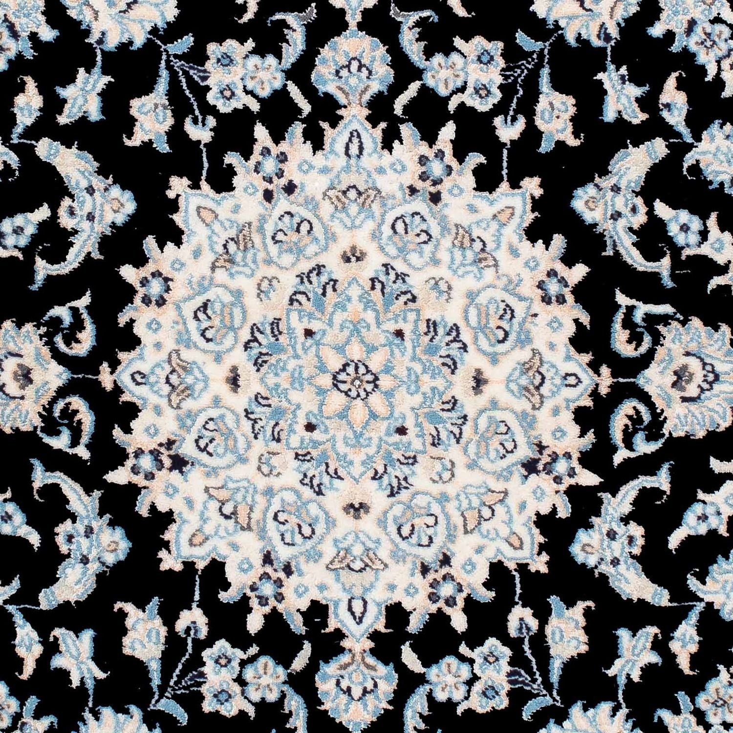 Persisk tæppe - Nain - Royal - 150 x 100 cm - mørkeblå