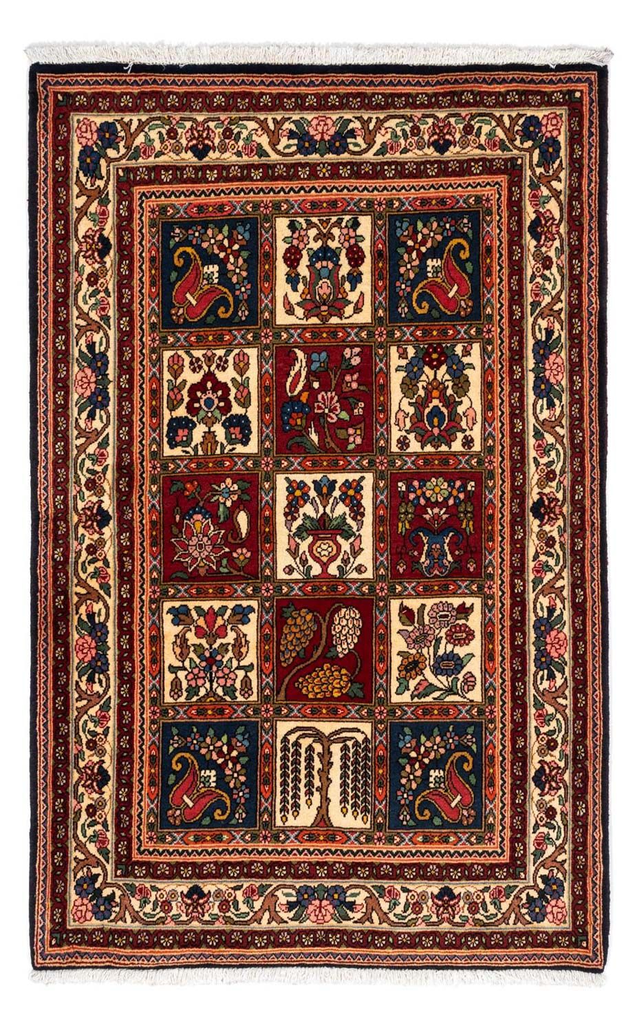 Persisk tæppe - Nomadisk - 150 x 103 cm - mørkeblå