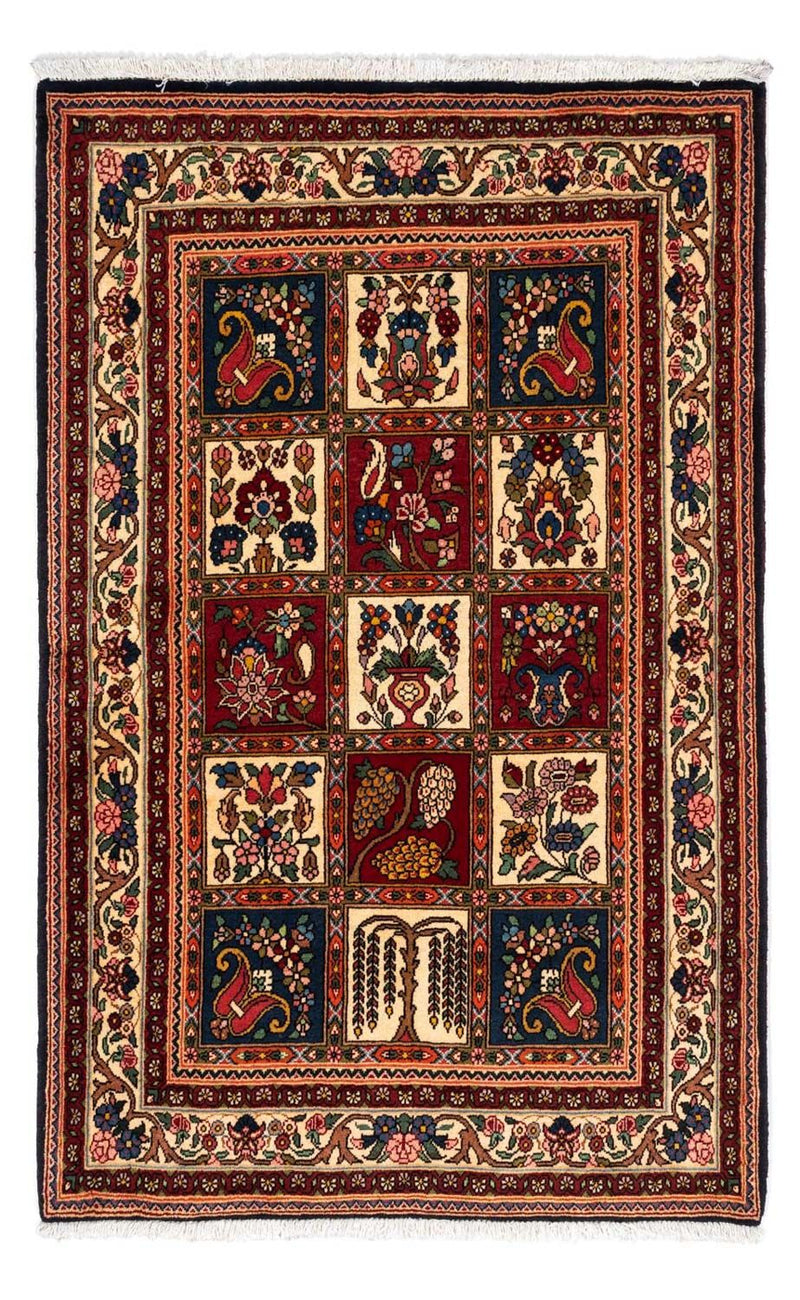 Persisk tæppe - Nomadisk - 150 x 103 cm - mørkeblå