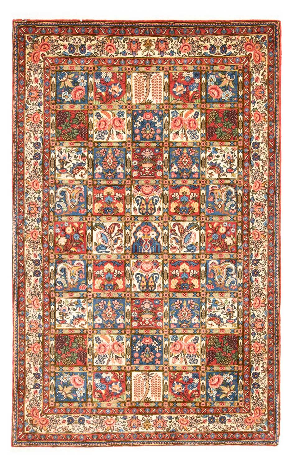 Persisk tæppe - Nomadisk - 213 x 134 cm - flerfarvet