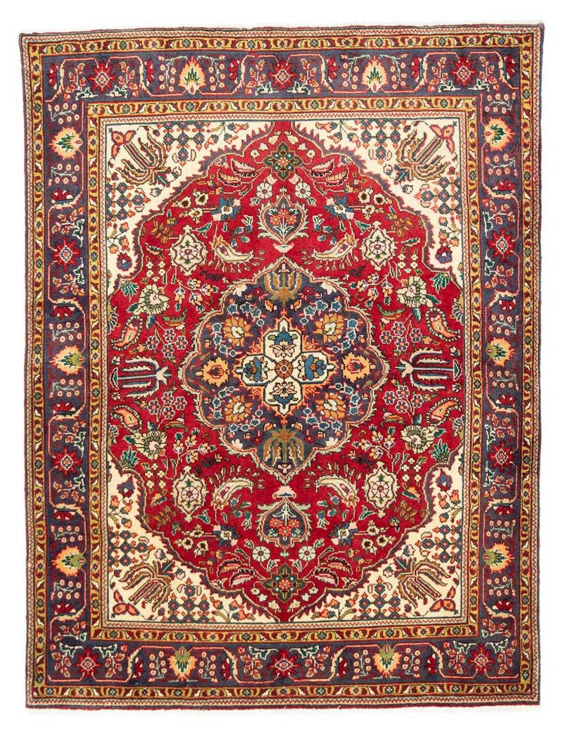 Persisk tæppe - Tabriz - Royal - 200 x 150 cm - rød