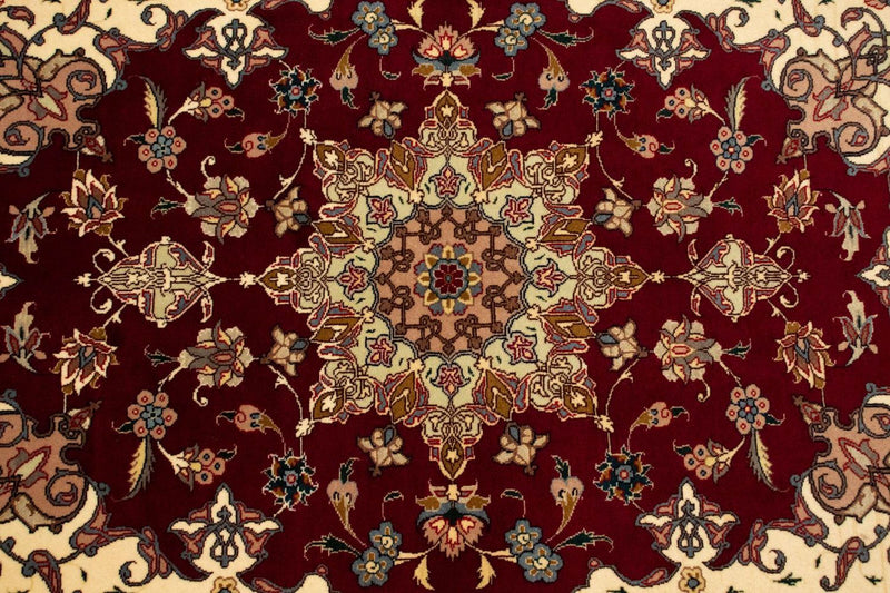 Persisk tæppe - Tabriz - Royal - 148 x 103 cm - rød
