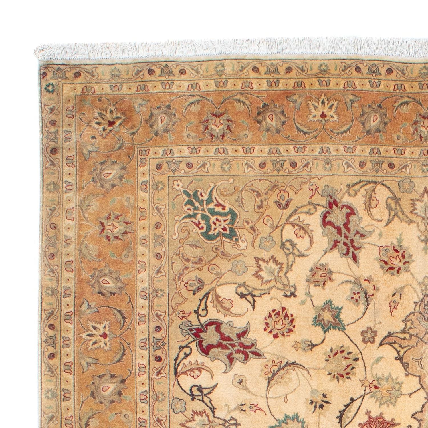 Persisk tæppe - Tabriz - Royal - 203 x 156 cm - lys brun