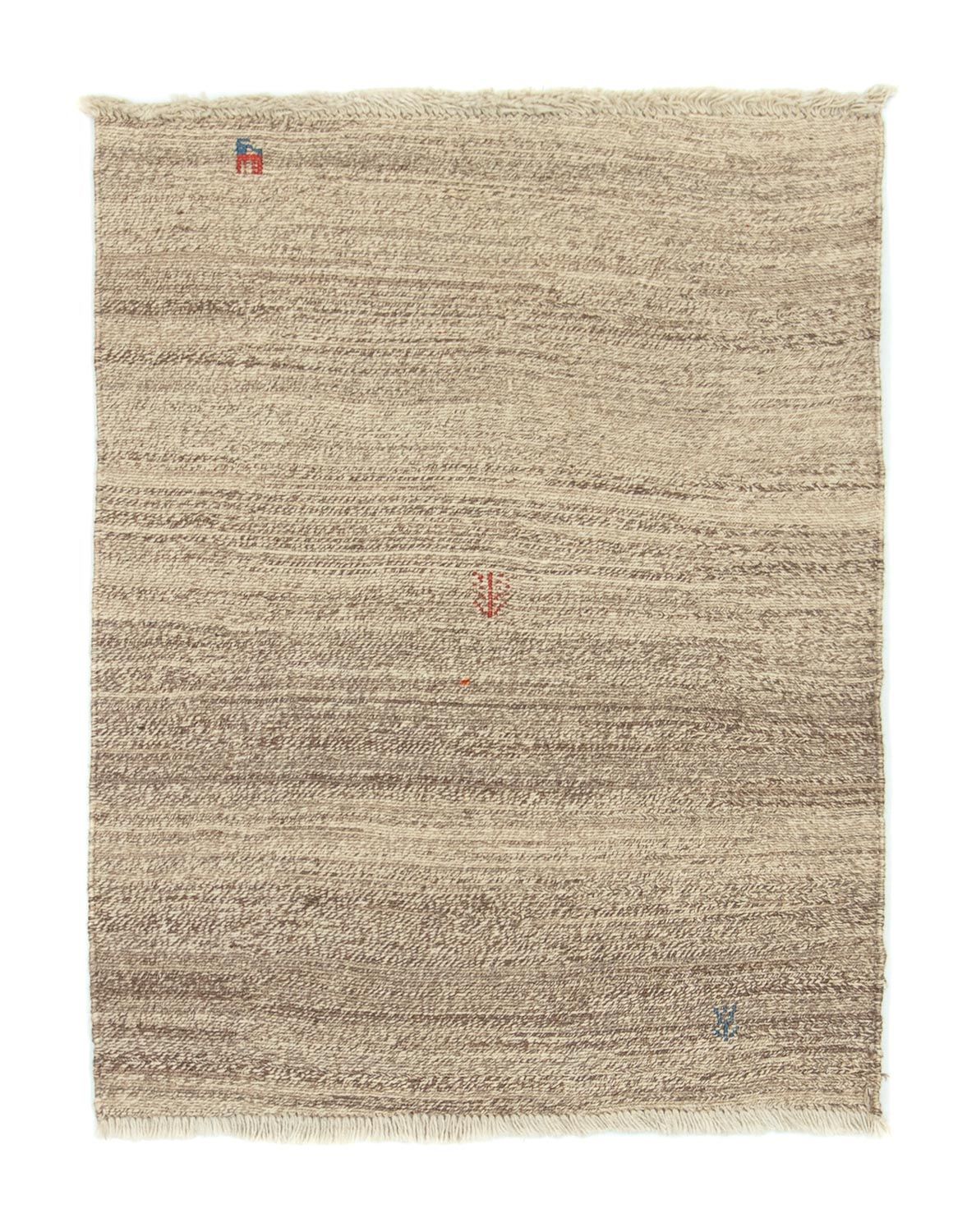 Gabbeh-tæppe - Persisk - 105 x 83 cm - beige