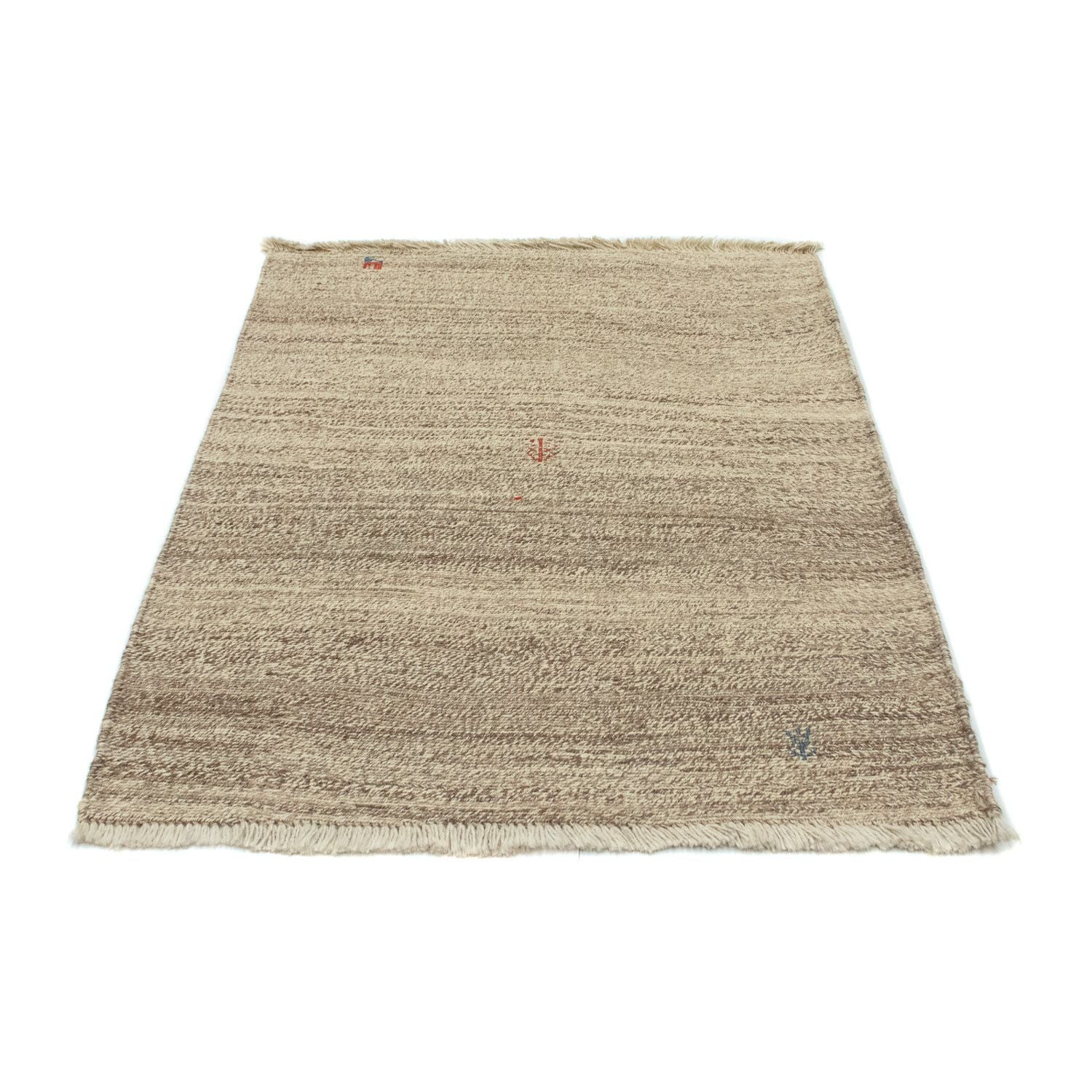 Gabbeh-tæppe - Persisk - 105 x 83 cm - beige