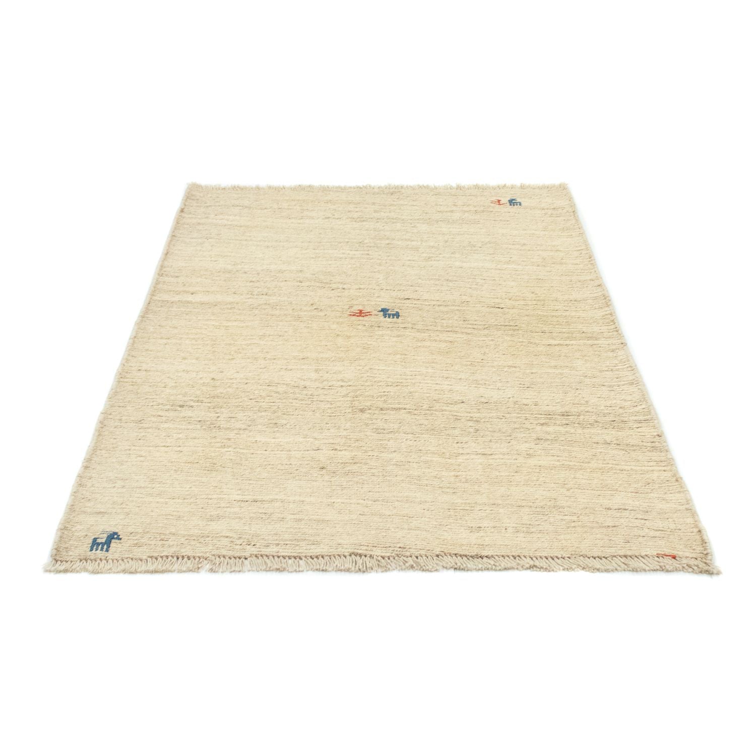 Gabbeh-tæppe - Persisk - 152 x 112 cm - beige
