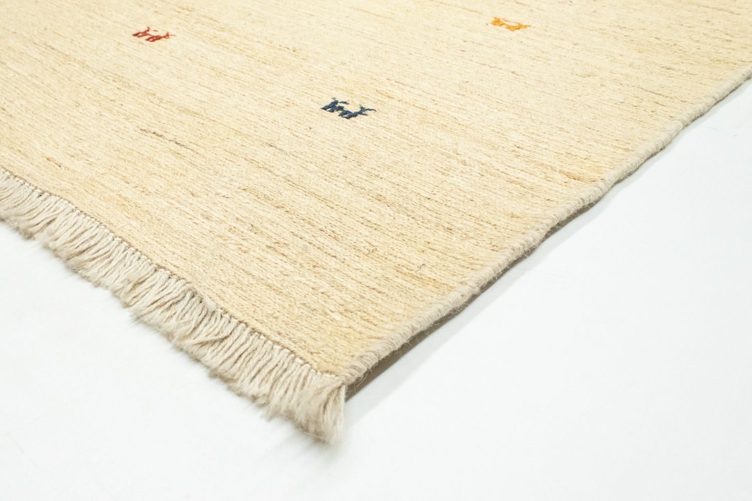 Gabbeh-tæppe - Persisk - 196 x 142 cm - flerfarvet