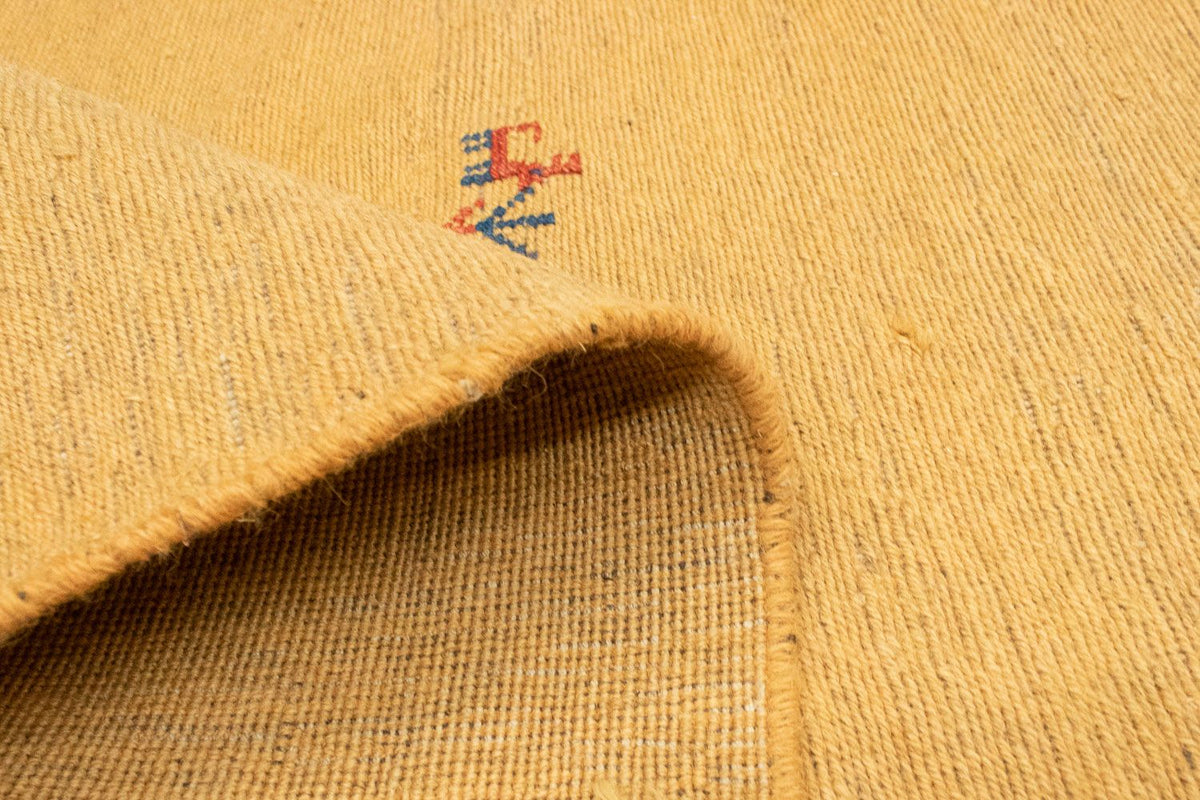 Løber Gabbeh-tæppe - Persisk - 278 x 80 cm - guld