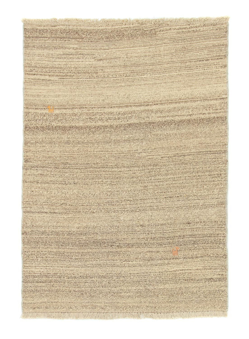 Gabbeh-tæppe - Persisk - 140 x 101 cm - beige