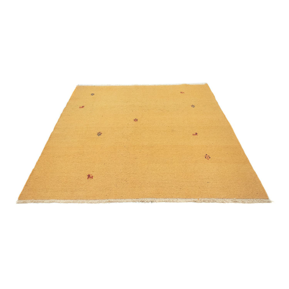 Gabbeh-tæppe - Persisk - 198 x 151 cm - flerfarvet