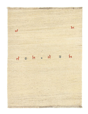 Gabbeh-tæppe - Persisk - 138 x 105 cm - beige