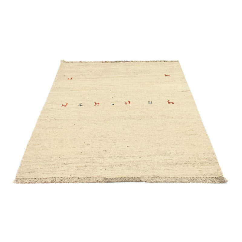 Gabbeh-tæppe - Persisk - 138 x 105 cm - beige
