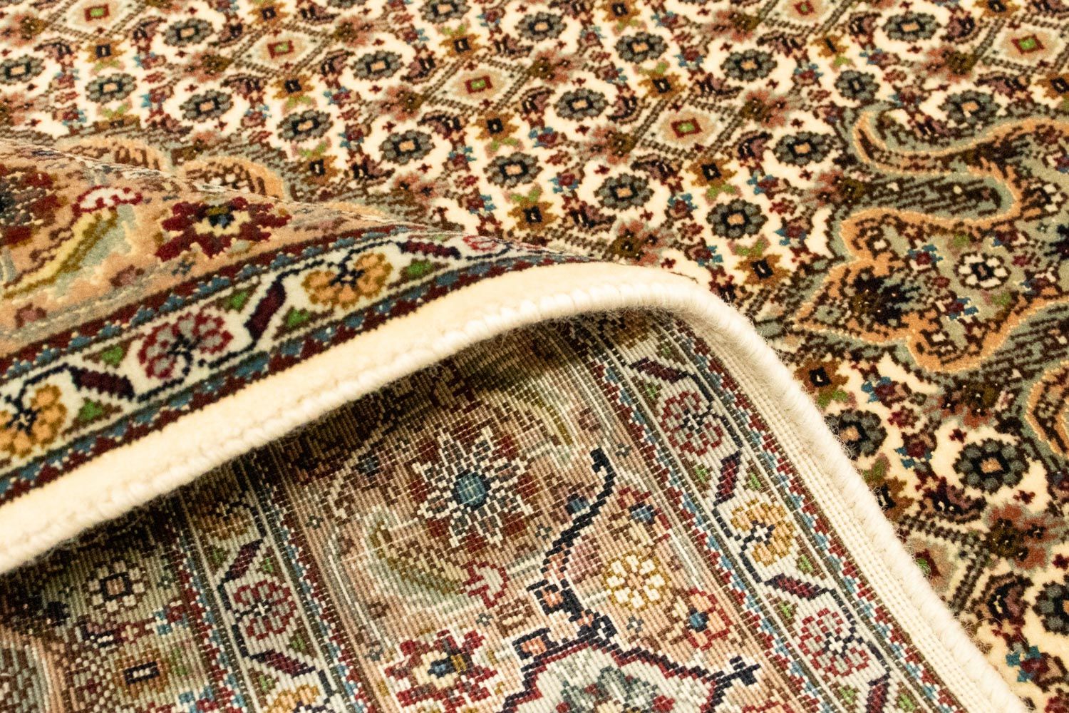 Persisk tæppe - Tabriz - Royal - 166 x 100 cm - lys brun
