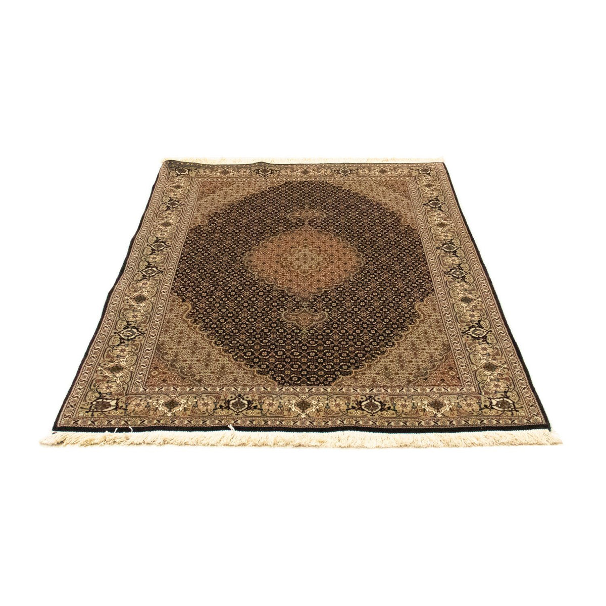 Persisk tæppe - Tabriz - Royal - 153 x 105 cm - mørkeblå