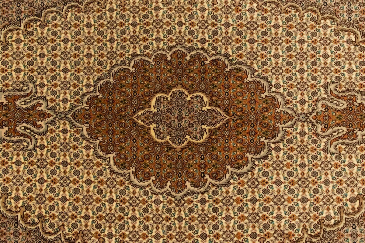 Persisk tæppe - Tabriz - 163 x 100 cm - mørk beige