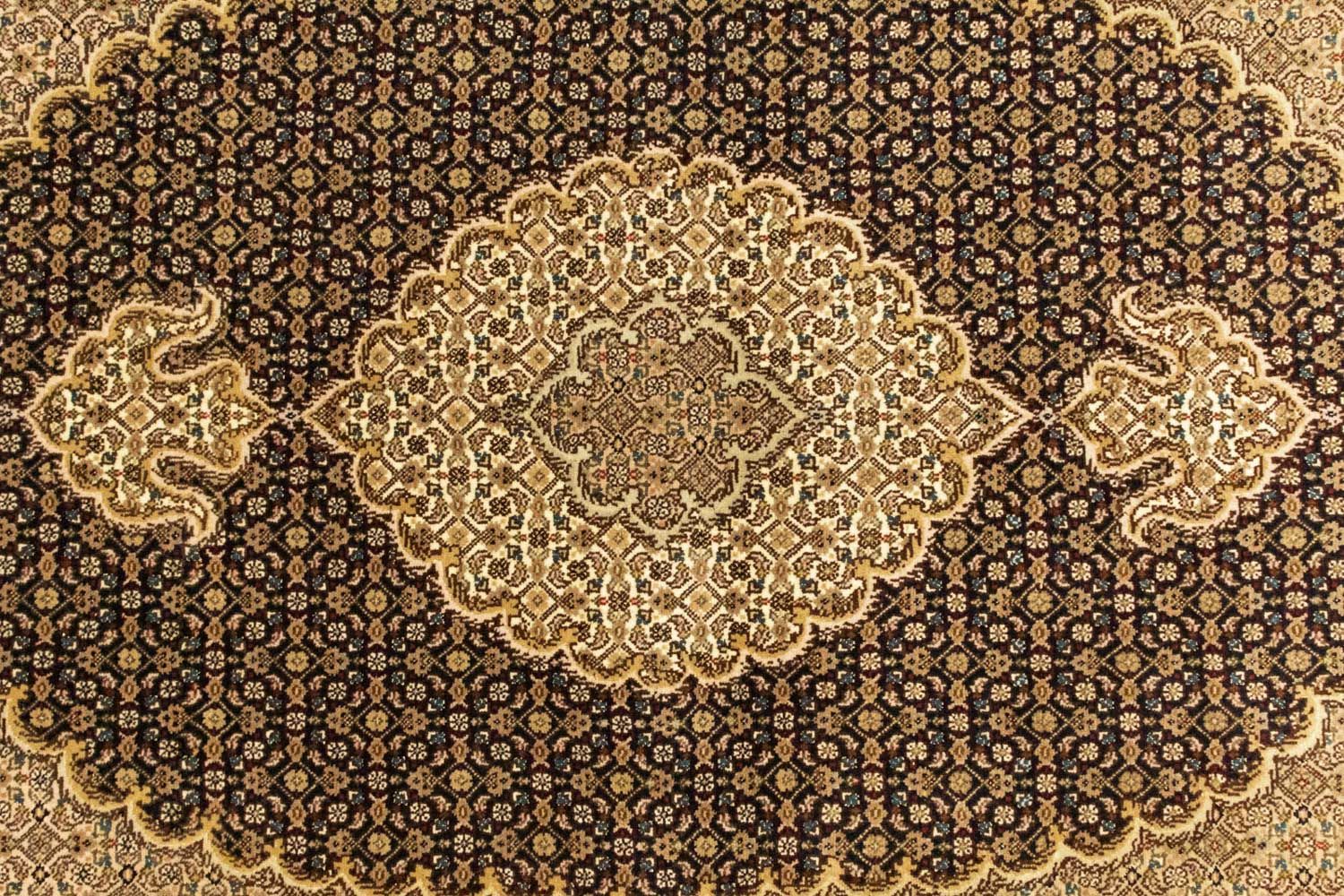 Persisk tæppe - Tabriz - Royal - 150 x 100 cm - mørkeblå